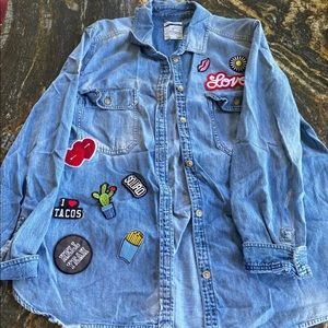 Oversized Denim shirt